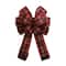 20.5&#x27;&#x27; Red and Black Buffalo Checkered Christmas Tree Topper by Celebrate It&#xAE;